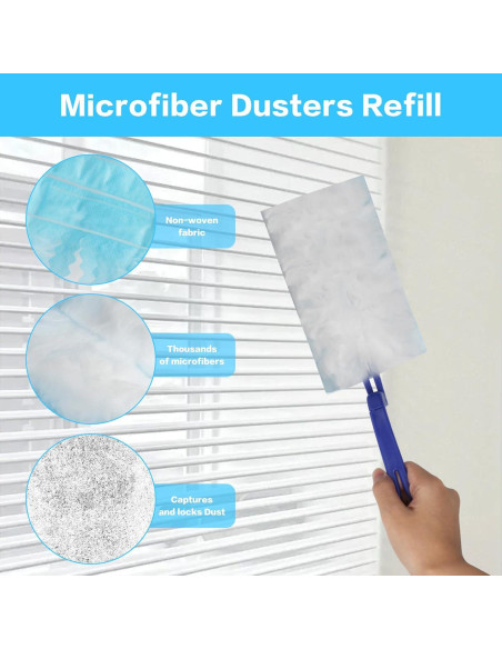 Recargas de Duster MUZHUPGUZ con Mango Ergonómico - 20 Pcs Recargas de Duster MUZHUPGUZ con Mango Ergonómico - 20 Pcs