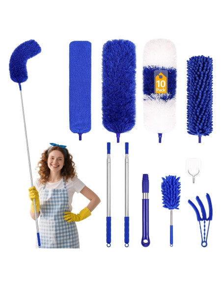 Kit de Plumeros TIMIVO 10 PCS Extensibles hasta 254 cm Kit de Plumeros TIMIVO 10 PCS Extensibles hasta 254 cm