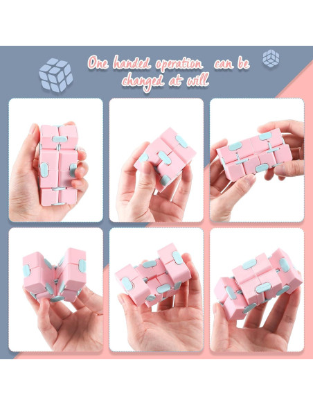 Cubo Infinito Skylety 6 Piezas Alivio Estrés y Ansiedad Cubo Infinito Skylety 6 Piezas Alivio Estrés y Ansiedad