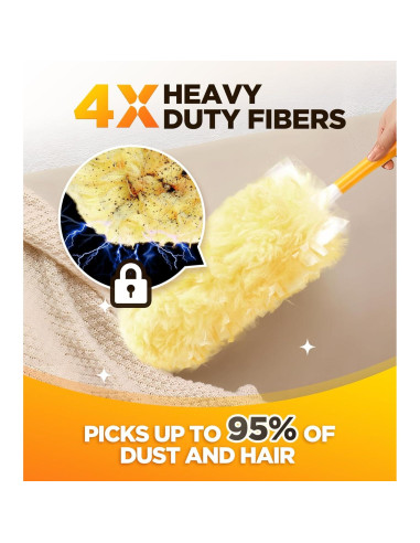 Recargas Duster 30 Piezas Rekopi Amarillo Microfibra 360