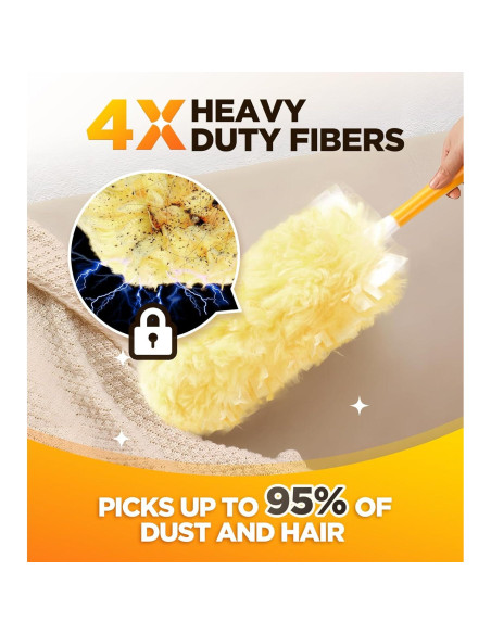 Recargas Duster 30 Piezas Rekopi Amarillo Microfibra 360 Recargas Duster 30 Piezas Rekopi Amarillo Microfibra 360