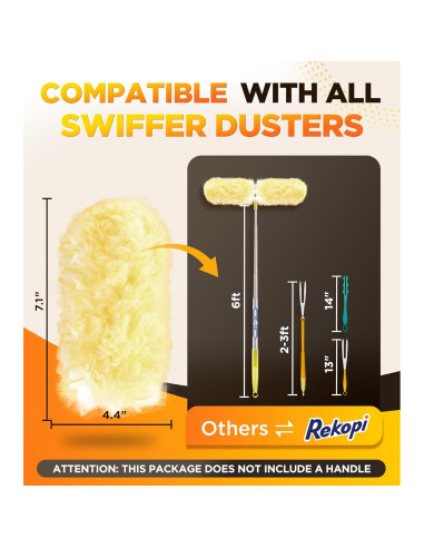 Recargas Duster 30 Piezas Rekopi Amarillo Microfibra 360