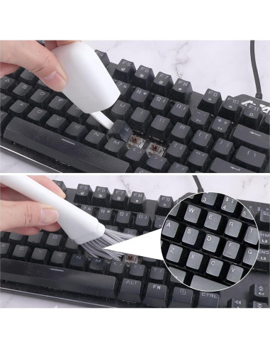 Mini Escoba y Recogedor TIESOME para Limpieza de Grietas