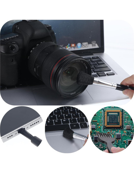 Kit de Cepillos de Limpieza de Teclado Ymapinc 7 PZS ESD-Safe Kit de Cepillos de Limpieza de Teclado Ymapinc 7 PZS ESD-Safe