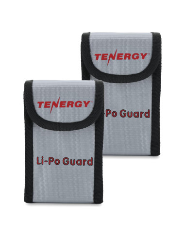 Bolsas Lipo Ignífugas Tenergy 2 Piezas 13.97x8.89 cm
