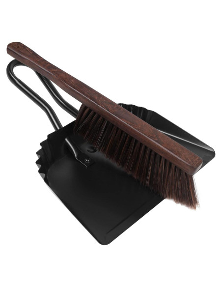 Juego de Recogedor y Cepillo Yangbaga - Metal y Madera 30x36.5 cm Juego de Recogedor y Cepillo Yangbaga - Metal y Madera 30x36.5 cm