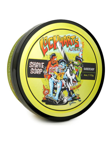 Jabón de Afeitar Artesanal Lockhart 113g - Aroma Barbería