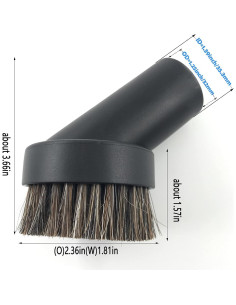 Cepillo de Aspiradora SCStyle 32mm de Pelo de Caballo 2