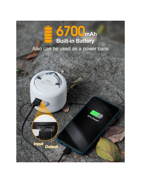 Linterna LED Recargable ZMNT 1000LM 6700mAh Resistente Agua Linterna LED Recargable ZMNT 1000LM 6700mAh Resistente Agua