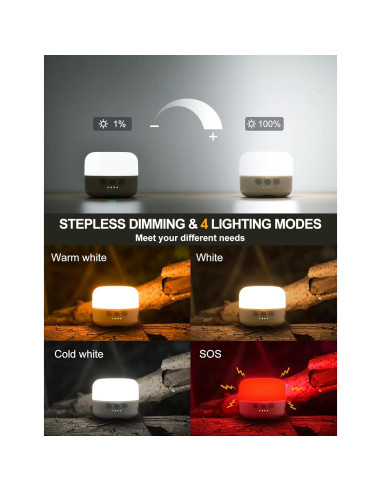 Linterna LED Recargable ZMNT 1000LM 6700mAh Resistente Agua