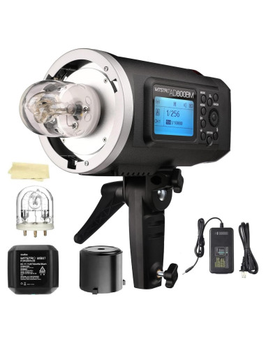 Flash Estroboscópico Godox AD600BM 600Ws Inalámbrico