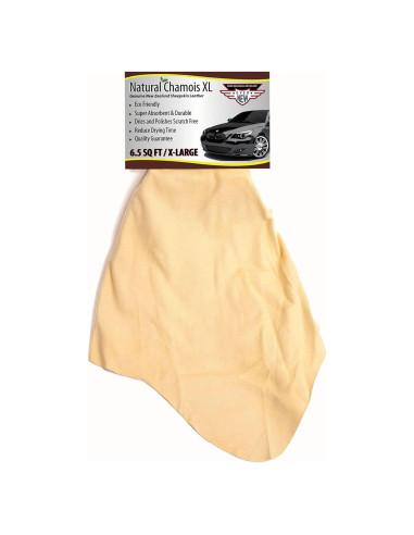 Chamois Natural XL EVER NEW 0.6 m Piel de Oveja Nueva Zelanda