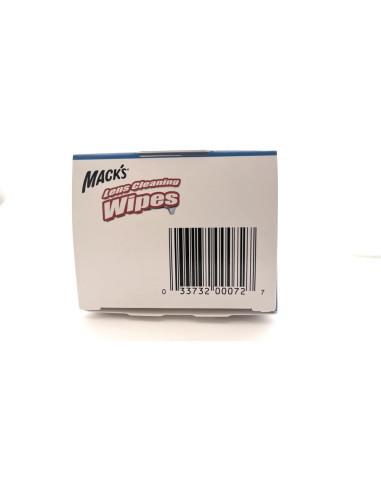 Toallitas de limpieza de lentes Mack - 30 unidades