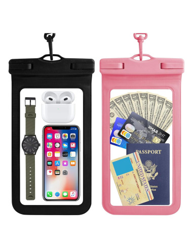 Paquete de 2 Fundas Impermeables Shapenwin 18.29 cm IPX8