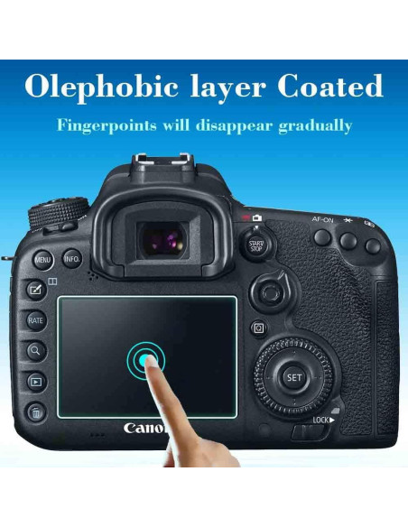 Protector de Pantalla LCD ULBTER para Canon EOS 6D II / 7D II 9H Protector de Pantalla LCD ULBTER para Canon EOS 6D II / 7D II 9H