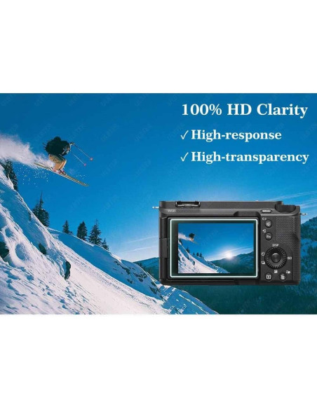 Protector de Pantalla LCD y Cubierta de Zapata Fría ULBTER para Sony Alpha A7C II A6700 ZV-E1 9H Protector de Pantalla LCD y Cubierta de Zapata Fría ULBTER para Sony Alpha A7C II A6700 ZV-E1 9H