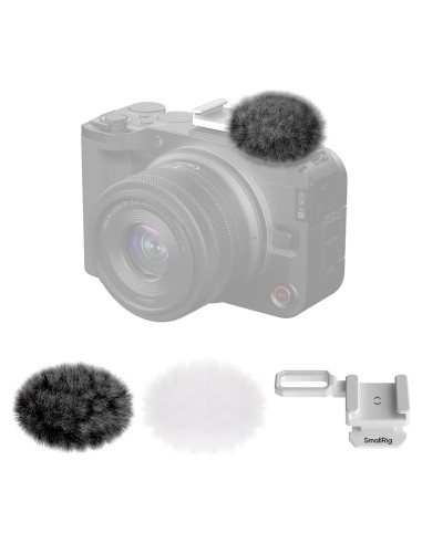 Kit Paraviento Peludo SmallRig 5434 para Cámara Canon EOS R50 V