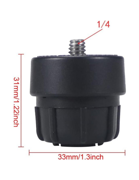 Paquete de 2 Tornillos 1/4 para Montaje de Bola 17mm ThtRht Paquete de 2 Tornillos 1/4 para Montaje de Bola 17mm ThtRht