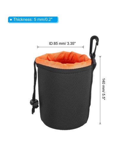 Bolsa de Neopreno para Lentes PATIKIL 85x140mm Impermeable