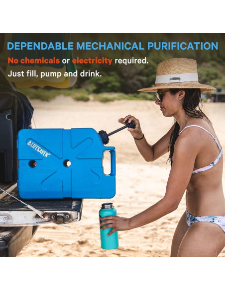 Purificador de Agua Lifesaver Jerrycan 18.5L - Militar Purificador de Agua Lifesaver Jerrycan 18.5L - Militar