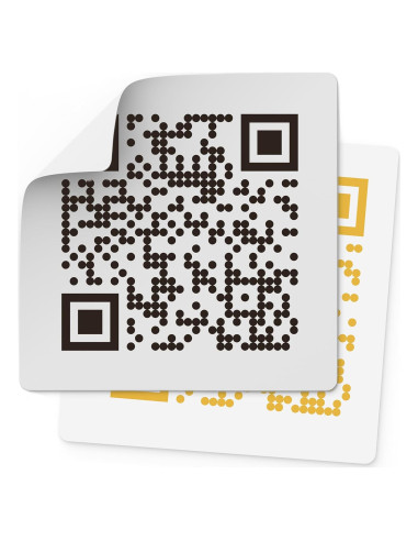 Etiquetas de Código QR Personalizadas Anewdecals 1-25.4 cm