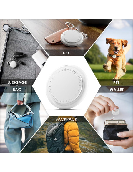 Rastreador Bluetooth LAOLASEED Paquete de 4 Impermeable IPX8 Rastreador Bluetooth LAOLASEED Paquete de 4 Impermeable IPX8