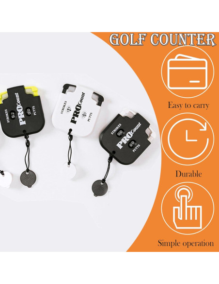 Paquete de 2 Contadores de Puntuación de Golf BangBoom Paquete de 2 Contadores de Puntuación de Golf BangBoom