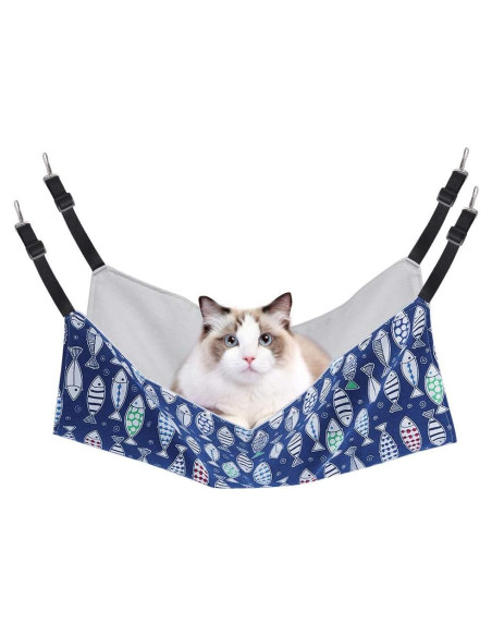 Hamaca para Gato PERSUPER Ajustable 55x45 cm Reversible Hamaca para Gato PERSUPER Ajustable 55x45 cm Reversible