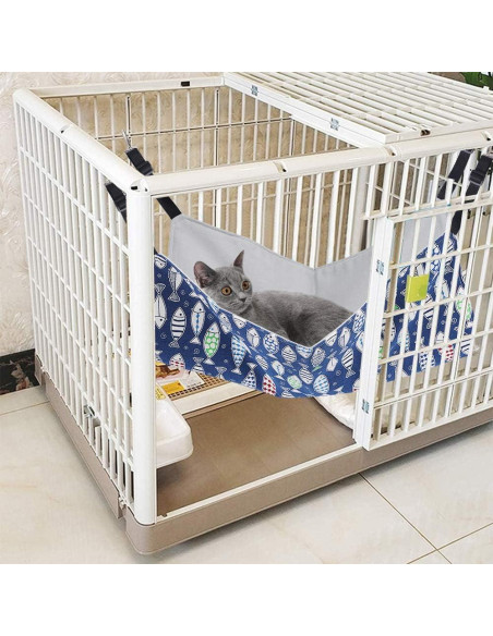 Hamaca para Gato PERSUPER Ajustable 55x45 cm Reversible Hamaca para Gato PERSUPER Ajustable 55x45 cm Reversible