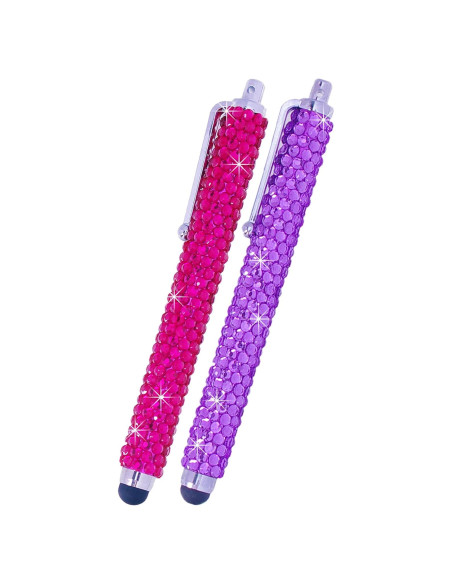 Bolígrafos Estilográficos Eco-Fused - 2 Piezas Rosa y Púrpura Bolígrafos Estilográficos Eco-Fused - 2 Piezas Rosa y Púrpura