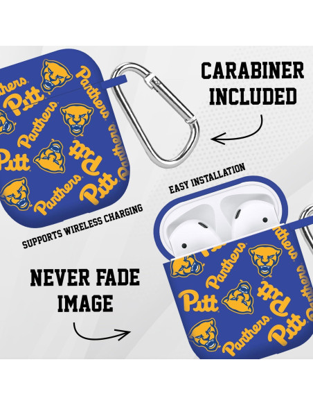 Funda Silicona Pittsburgh Panthers para AirPods Gen 1 y 2 Funda Silicona Pittsburgh Panthers para AirPods Gen 1 y 2
