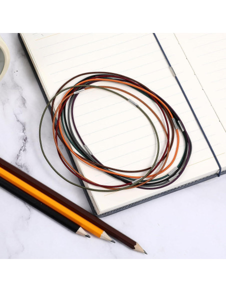 10 Bandas Elásticas para Cuadernos Thinp 16cm a 34cm Colores 10 Bandas Elásticas para Cuadernos Thinp 16cm a 34cm Colores