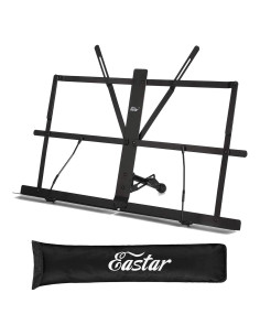 Soporte de Música de Mesa Eastar ESMF-3 Plegable Negro