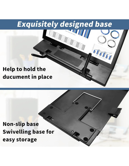 Soporte de Documentos TONOS Ajustable de Acero Inoxidable Soporte de Documentos TONOS Ajustable de Acero Inoxidable