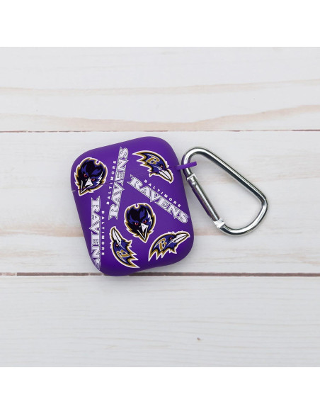 Funda Game Time NFL Baltimore Ravens para AirPods Gen 1 y 2 Funda Game Time NFL Baltimore Ravens para AirPods Gen 1 y 2