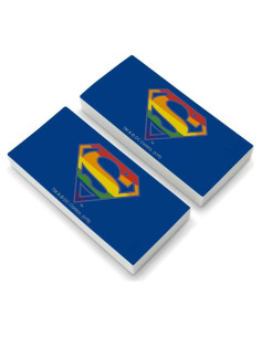 Set de 2 Borradores Superman Logo - Graphics and More