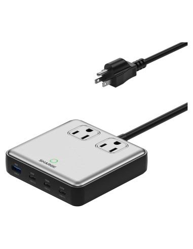 Estación de Carga 6-en-1 Sharge 100W USB-C y USB-A