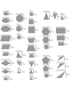 Plantilla de Círculo de Metal Aleks Melnyk 204x185mm 2
