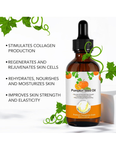 Aceite de Semilla de Calabaza Yurijler 60ML - Crecimiento Cabello y Piel
