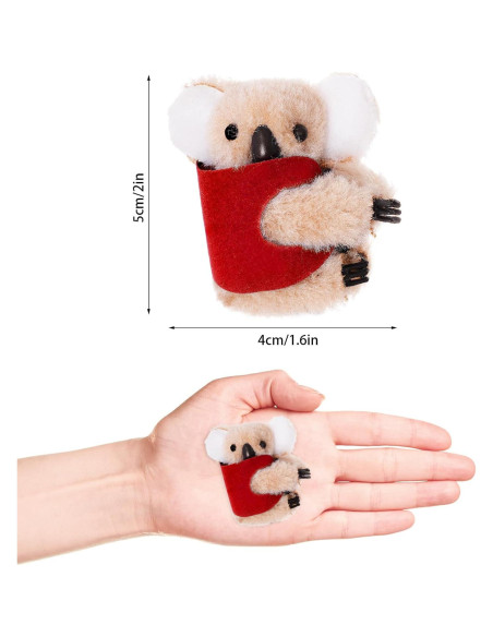 Set de 4 Clips de Koala Haakong para Lápiz Multicolor 5cm Set de 4 Clips de Koala Haakong para Lápiz Multicolor 5cm