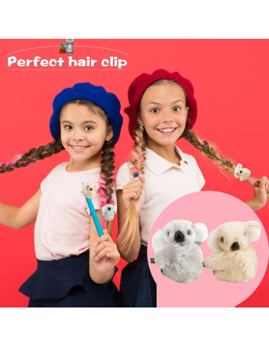 18 Clips de Koala Fahacop para Lápiz y Decoración