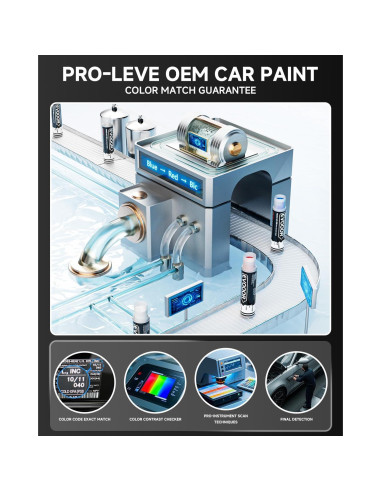 Pintura de Retoque EVOOOR Obsidiana 212 para Lexus 11.8 ml