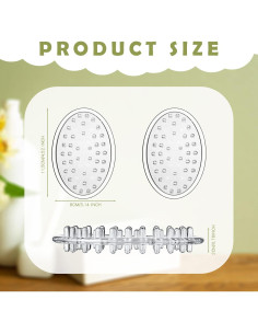 Juego de 10 Platos de Jabón de Plástico Antideslizantes Maitys 2