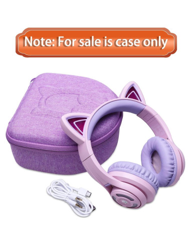 Funda Dura LTGEM para Auriculares iClever y Riwbox, Azul