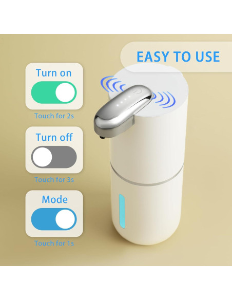 Dispensador Automático de Jabón Líquido JGAUZNR 380ml Infrarrojo Dispensador Automático de Jabón Líquido JGAUZNR 380ml Infrarrojo