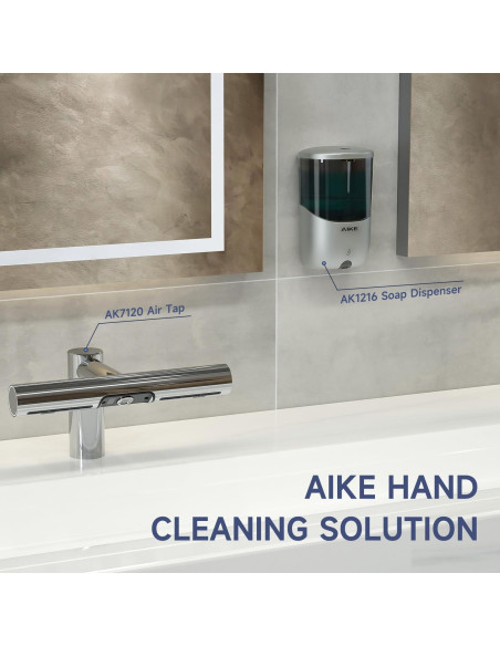 Dispensador Automático de Jabón AIKE AK1216 700ml Plata Dispensador Automático de Jabón AIKE AK1216 700ml Plata