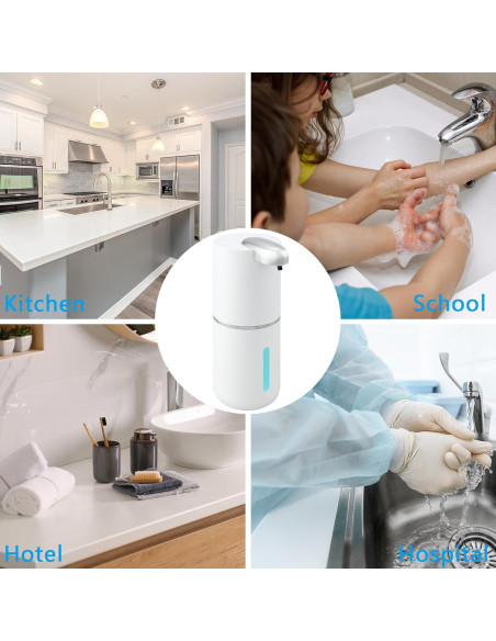 Dispensador Automático de Jabón Líquido JGAUZNR 380ml Infrarrojo Dispensador Automático de Jabón Líquido JGAUZNR 380ml Infrarrojo