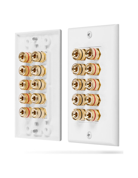 Fosmon Placa de Pared para 5 Altavoces - Cobre Premium Fosmon Placa de Pared para 5 Altavoces - Cobre Premium