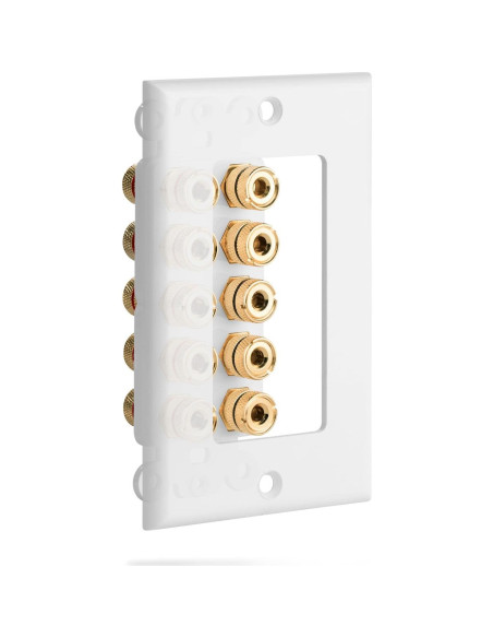 Fosmon Placa de Pared para 5 Altavoces - Cobre Premium Fosmon Placa de Pared para 5 Altavoces - Cobre Premium