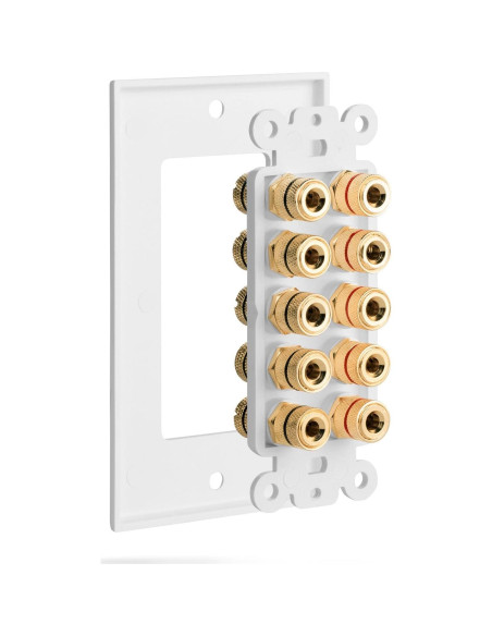 Fosmon Placa de Pared para 5 Altavoces - Cobre Premium Fosmon Placa de Pared para 5 Altavoces - Cobre Premium